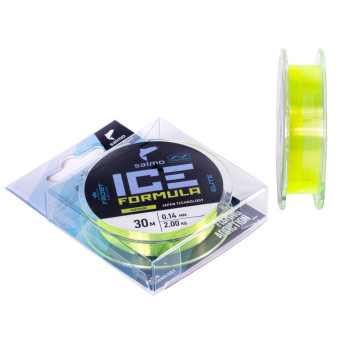 Леска монофильная зимняя SALMO ELITE ICE FORMULA FLUO YELLOW 030/014